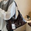 Casual commuting large-capacity bag women's 2026 summer new crossbody bag fashionable and simple one-shoulder underarm tote bag