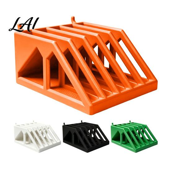 Desktop Storage Organizer Sandpaper Rack 5 Inch Sanding Discs Bins with Holed Disc Hooks And Slots Design Wall Mount Rack