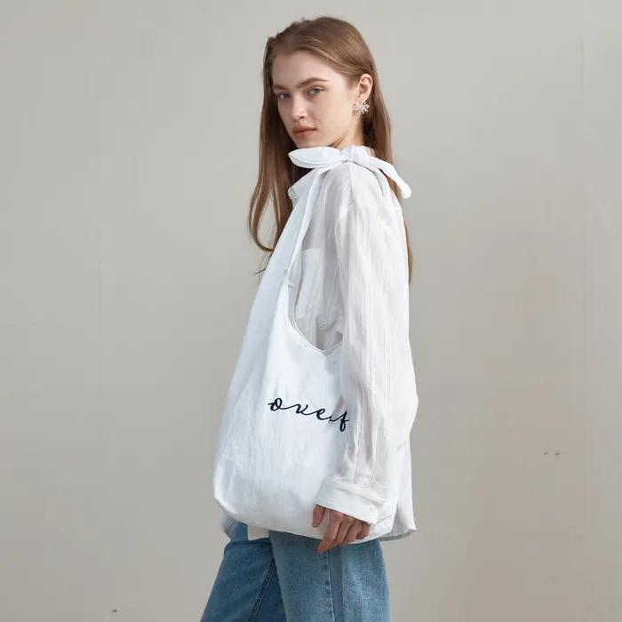 OVEOF LOGO DAILY BAG_WHITE