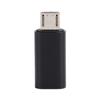 TypeC Adapter Converter Female To   Male Mobile Phone Data Line USB Charging(Black )
