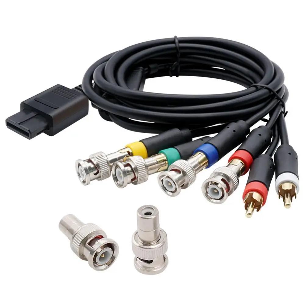 RGB/RGBS Cable for N64 64 SNES NGC Video Consoles Composite Cable with Strong Stability