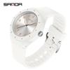 Sanda Wasserdichte Leuchtende Quarz-Armbanduhr - Einfaches Zeigerdesign für Schüler