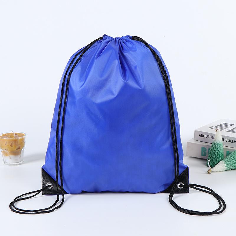 Waterproof Polyester Drawstring Backpack for Marathon Events