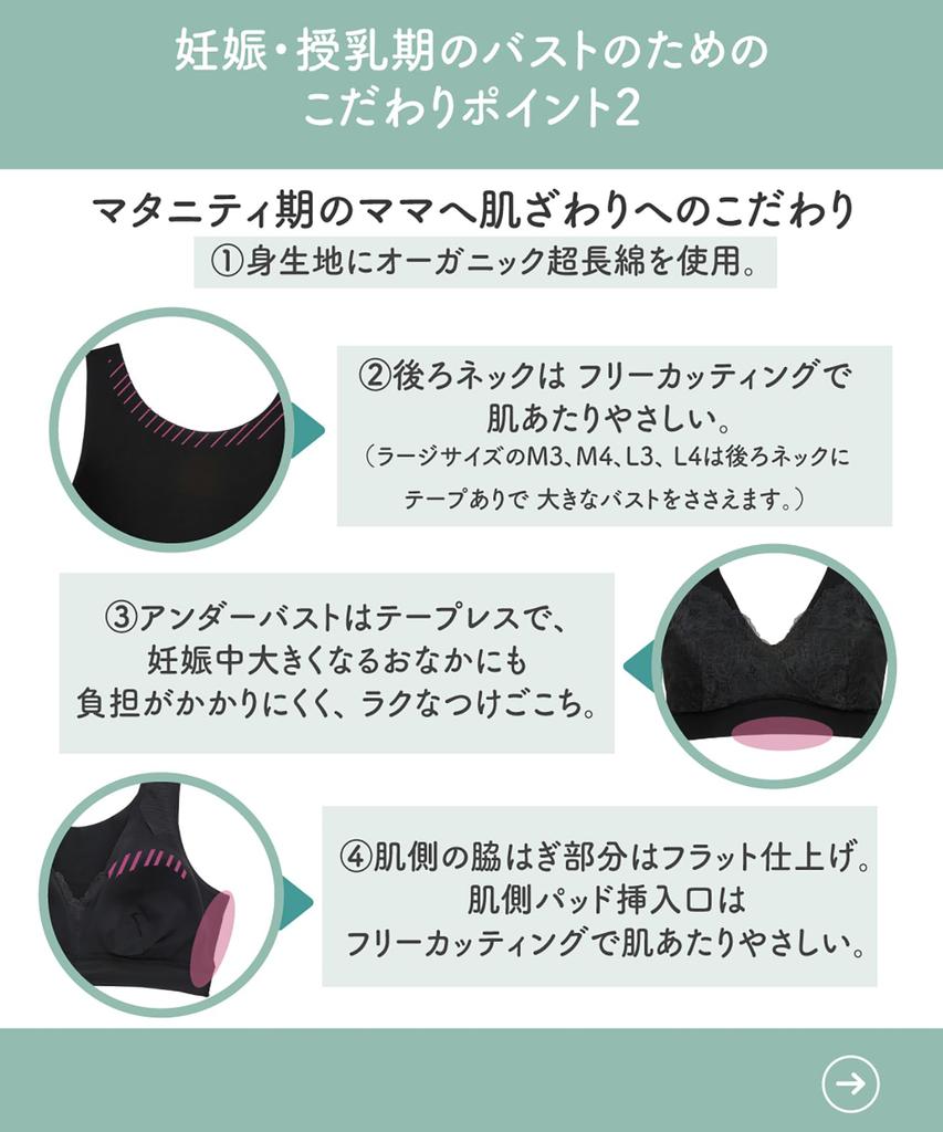 Wacoal MATERNITY Maternity Bra Bra Organic Cotton Blend Style MMS145 SP Maternity M2 Non-Wired [Night-Up Dressy] (Body Fabric) Cache-Coeur (Outer