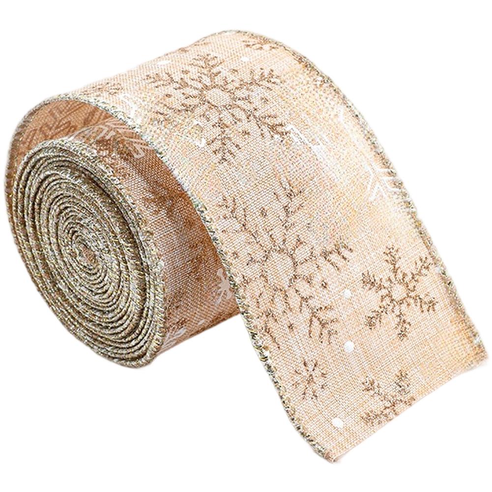 Einfach zu verwendendes Weihnachtsband Dekorative Schleife Baumschmuck Festliche Atmosphäre