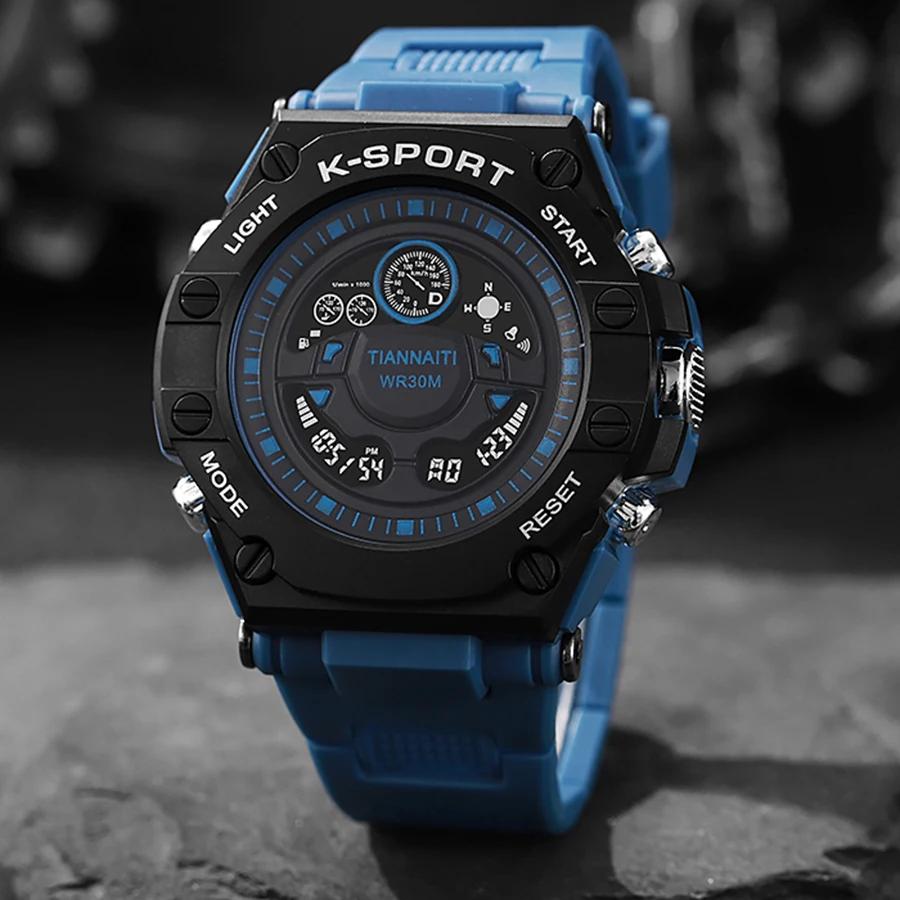 Sports Watch For Men Outdoor Military Sports Watches Alarm Clock Multifunction Digital Wristwatch for man kids Boys Student Teen