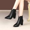 Neue Frühling/Sommer Damenstiefel Damen Niedriger Absatz Stiefeletten Damen Plateau Komfort Mama Schuhe