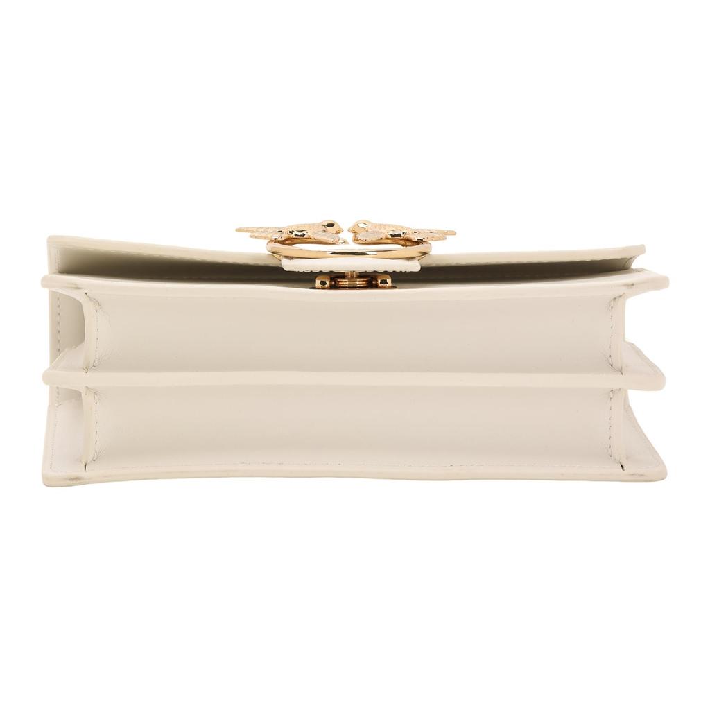 New PINKO Cow Leather Bird Bag Crossbody Shoulder Bag Mini Women's White 1P21R4-Y5FF-I09