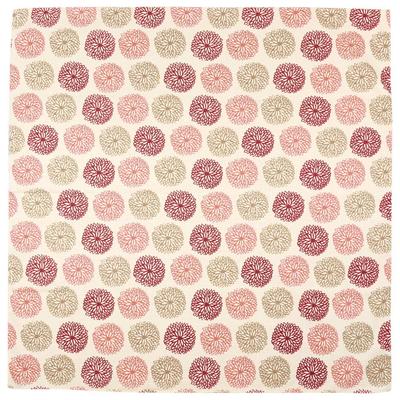 Hama Pattern FUROSHIKI Cross Full of Chrysanthemums Pink Off (Furoshiki 90cm)