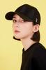 Stud Logo Over Fit Poly Ball Cap Black [VARZAR]