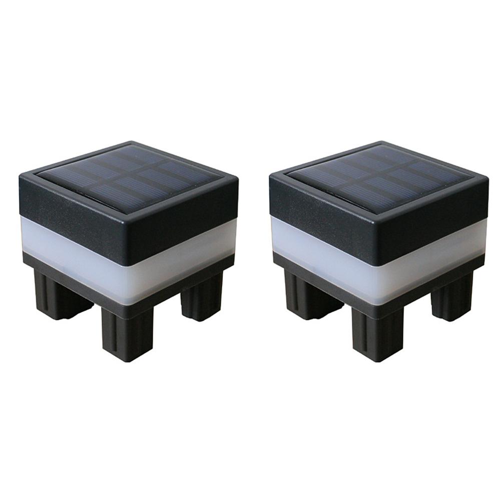 LED Fence Lamp Pillar Light Solar Powered Insulating Sheet Insert Switch Waterproof Residential Corridor Fence Yard