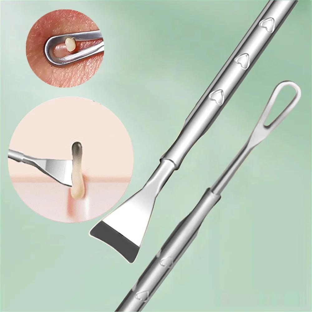 1pc Blackhead Remover Kit, Pimple Popper Acne Comedone Tool Set, Stainless Steel Extractor for Nose & Face Blemish