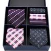 Men'S Formal Tie Bow Tie Pocket Towel 7-Piece Suit High-End Suit Small Square Scarf Retro Pattern Groom Wedding