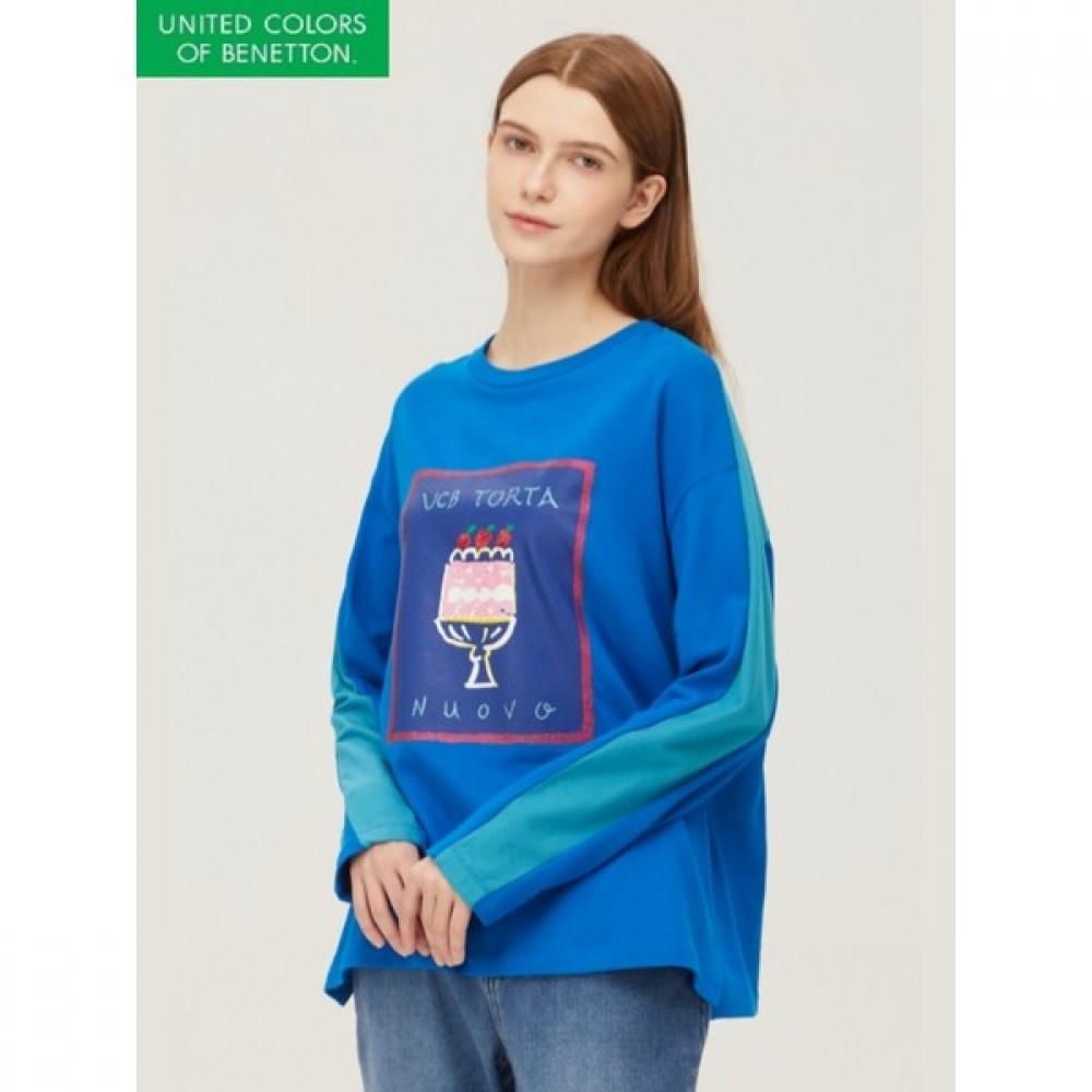 

BeneTTon Color MaTching T shirT baTs55361 BL/42