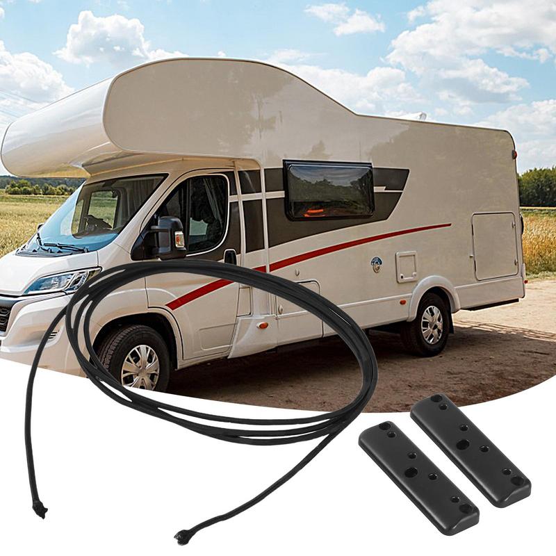 Rete portaoggetti per armadietti di camper Rete organizer anti-caduta Modifica per camper Organizzazione per viaggio su strada Corda estensibile per bagagli