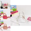 Minimalist Shell Clutch Bag With Top Handle For Kids And Teens Daily Use