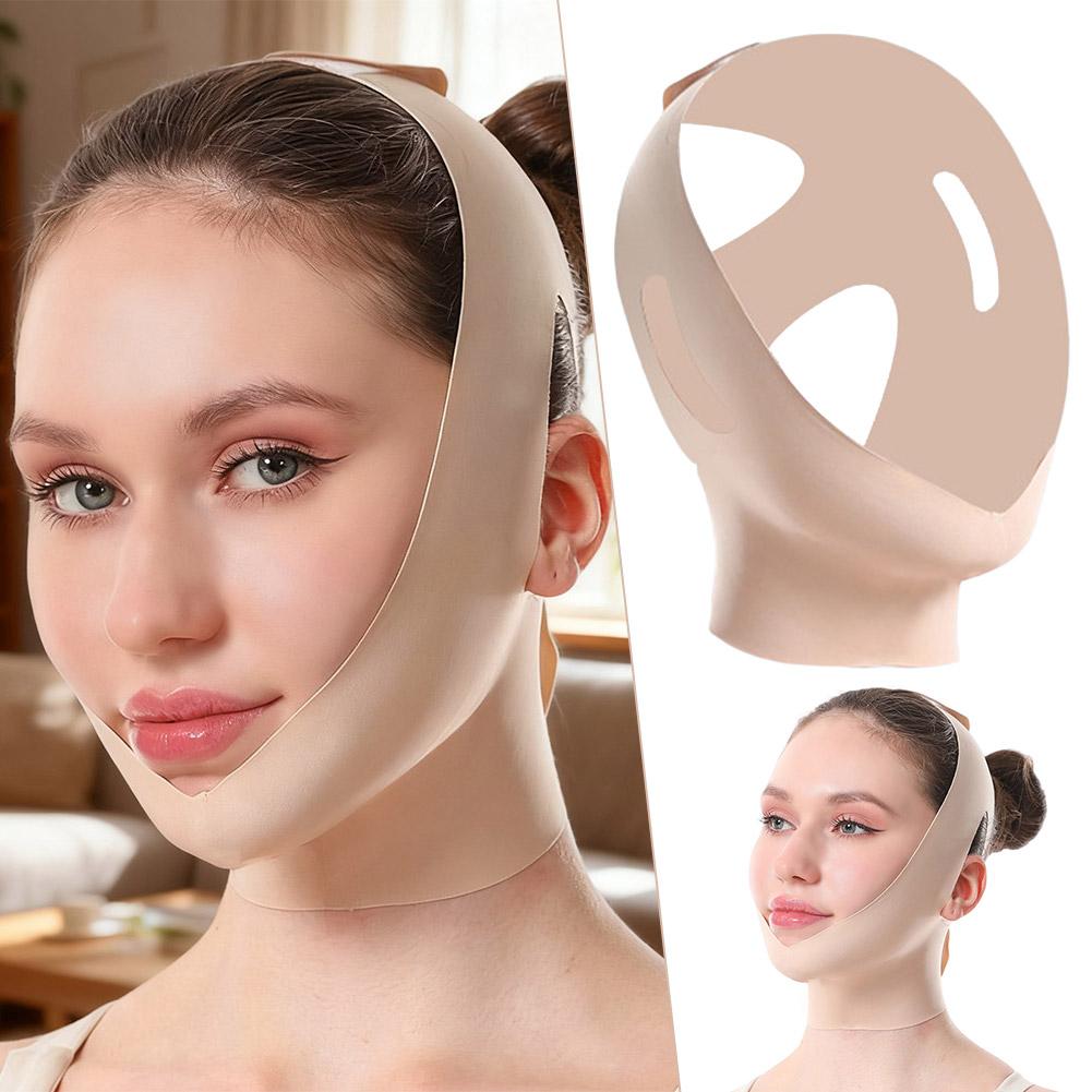 V-face Face Sleeping Mask Slimming Full Lifting Cheek Slimming Bandage Adjustable Reusable Breathable Sculpting Sleep Face Mask