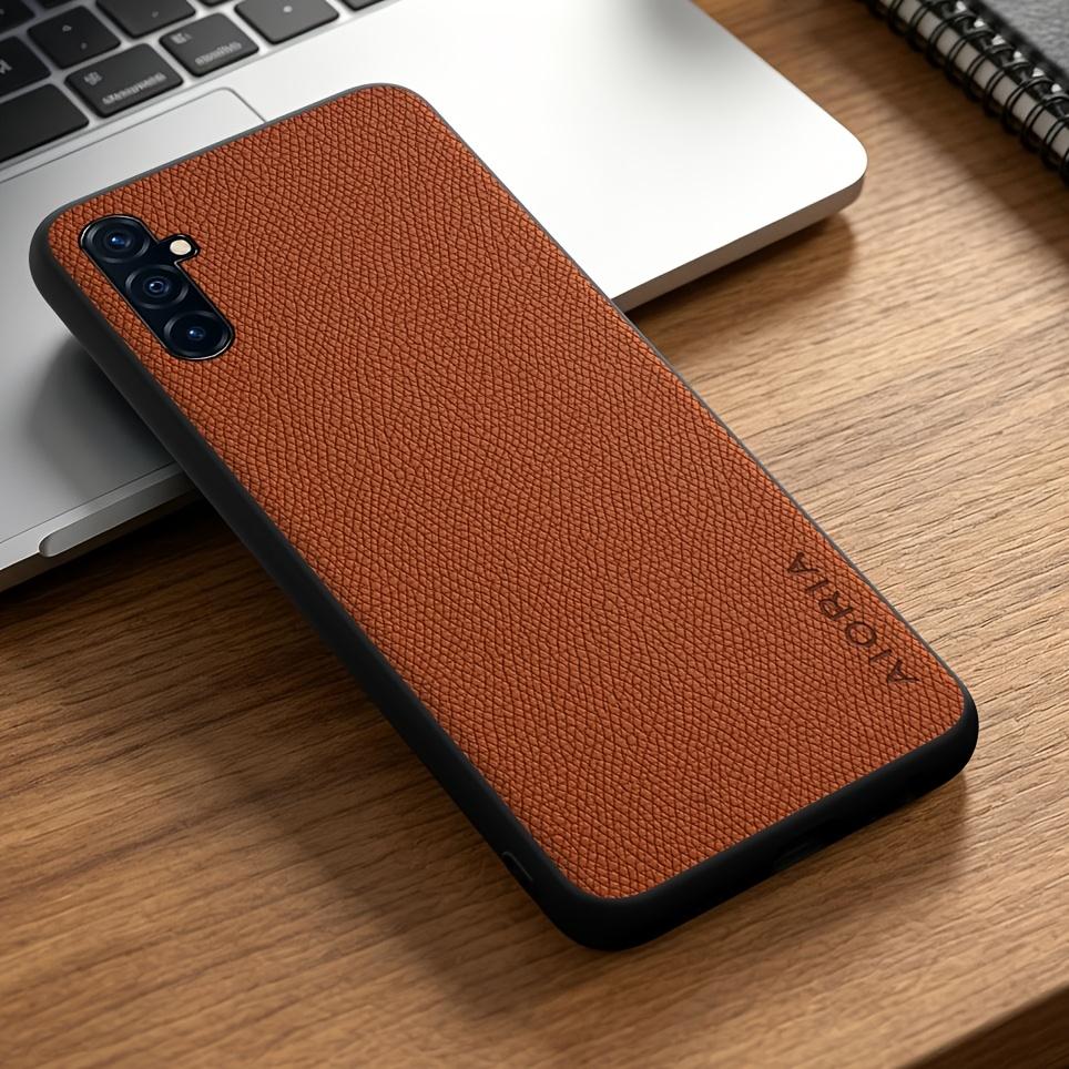 Phone Case: for Samsung for Galaxy A13 A23 A33 A53 A73 Case Solid Color Elegant Synthetic Leather Stylish Phone Case