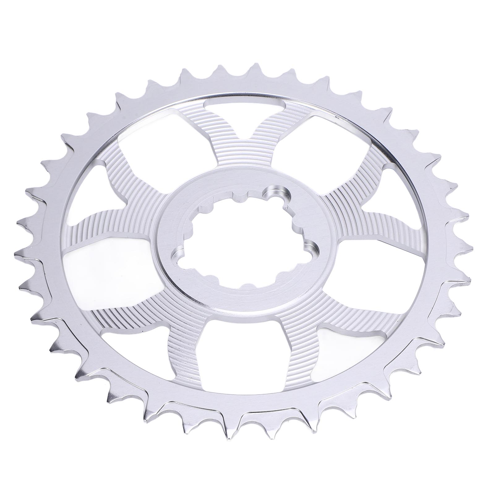 

36T Звездочка для велосипедной цепи 7075 Алюминиевый сплав Легкая Положительно-отрицательный зуб Круглая Звездочка для GXP