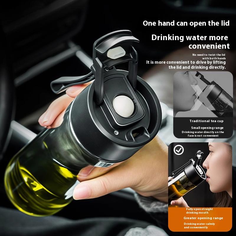 Gianxi Magnetic Tea Separation Cup Magnetic Elastic Tea Cup Men'S Water Cup Large Capacity Water Bottle