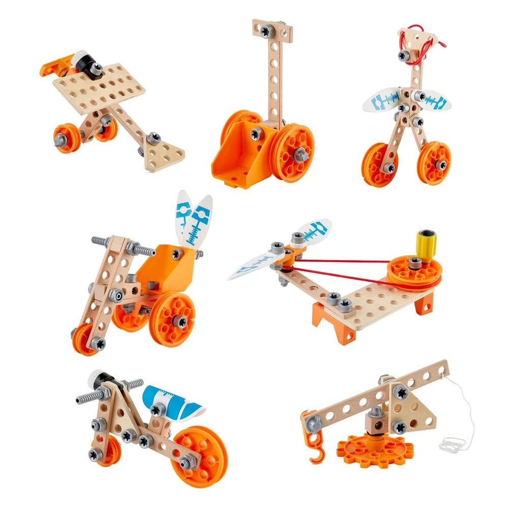 Hape Junior Inventor Bauen und Spielen Deluxe Set E3032