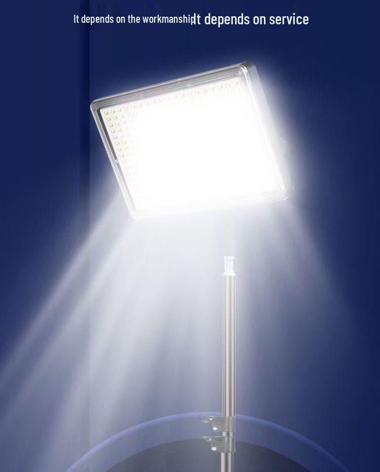 Super Bright Outdoor Stall & Barber Shop Lighting: Warm Light Charging Strip with Stand