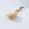 Artistic Sun And Moon Dangle Earrings Zinc Alloy Drop Earrings Sun Moon Ear Studs For Beach Vacation Party Outfit