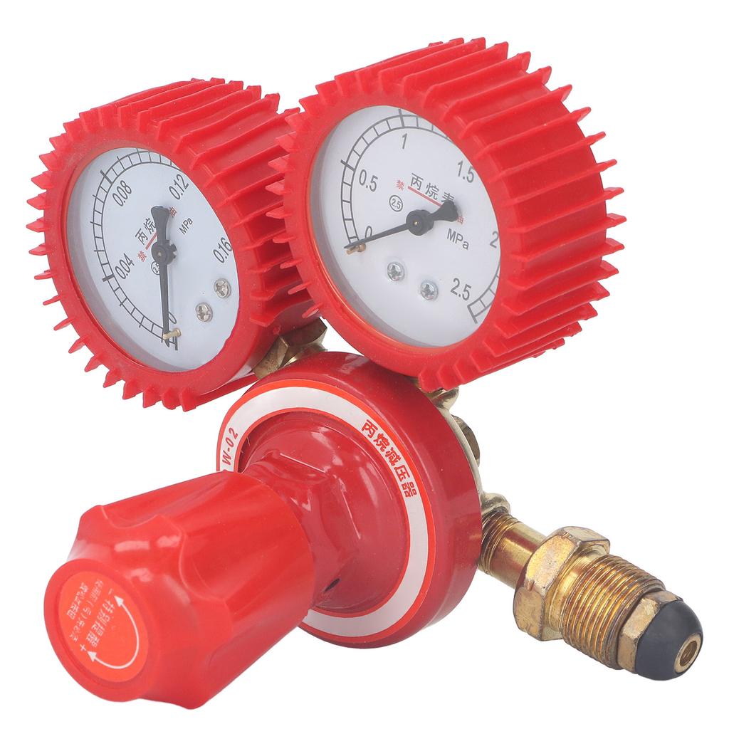 Welder Gas Regulator TIG Propane Gauge Flow Meter Valve Flowmeter Dual Gauge 9mm Connector
