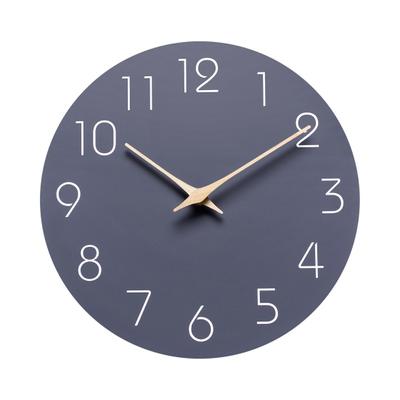Wooden Wall Clock 10 Inch Silent Non-Ticking Elegant Quiet Operation Battery Operated Clock for Bedroom Office Bathroom