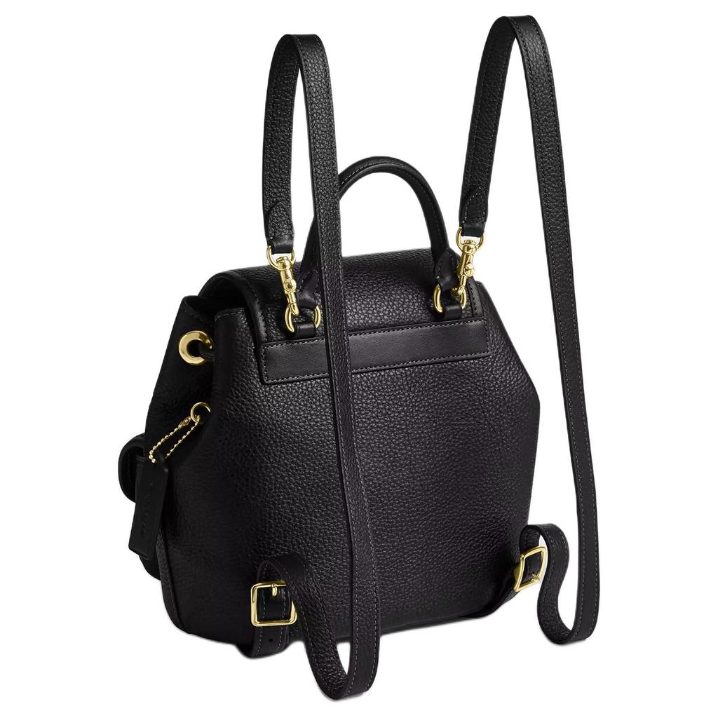 Coach Zaino Hadley 23 Logo Pelle Liscia Medio Donna Nero CBH09-IMBLK