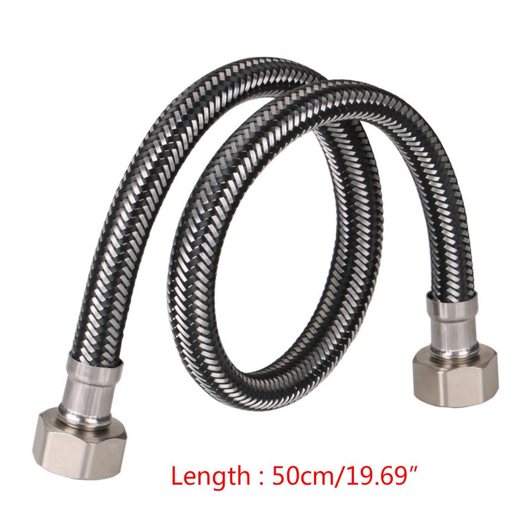 Bathroom Hose Water Heaters Long Hose Compression Thread Connector for Bathing Toilet Cleaning Easy to Install