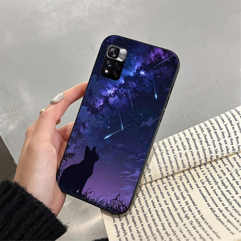 Lovely Cat Funda Phone Case For Xiaomi Redmi note 14 Pro 14 13 12 11 10 Pro 14S 12S 11S Redmi 14C 13C 10