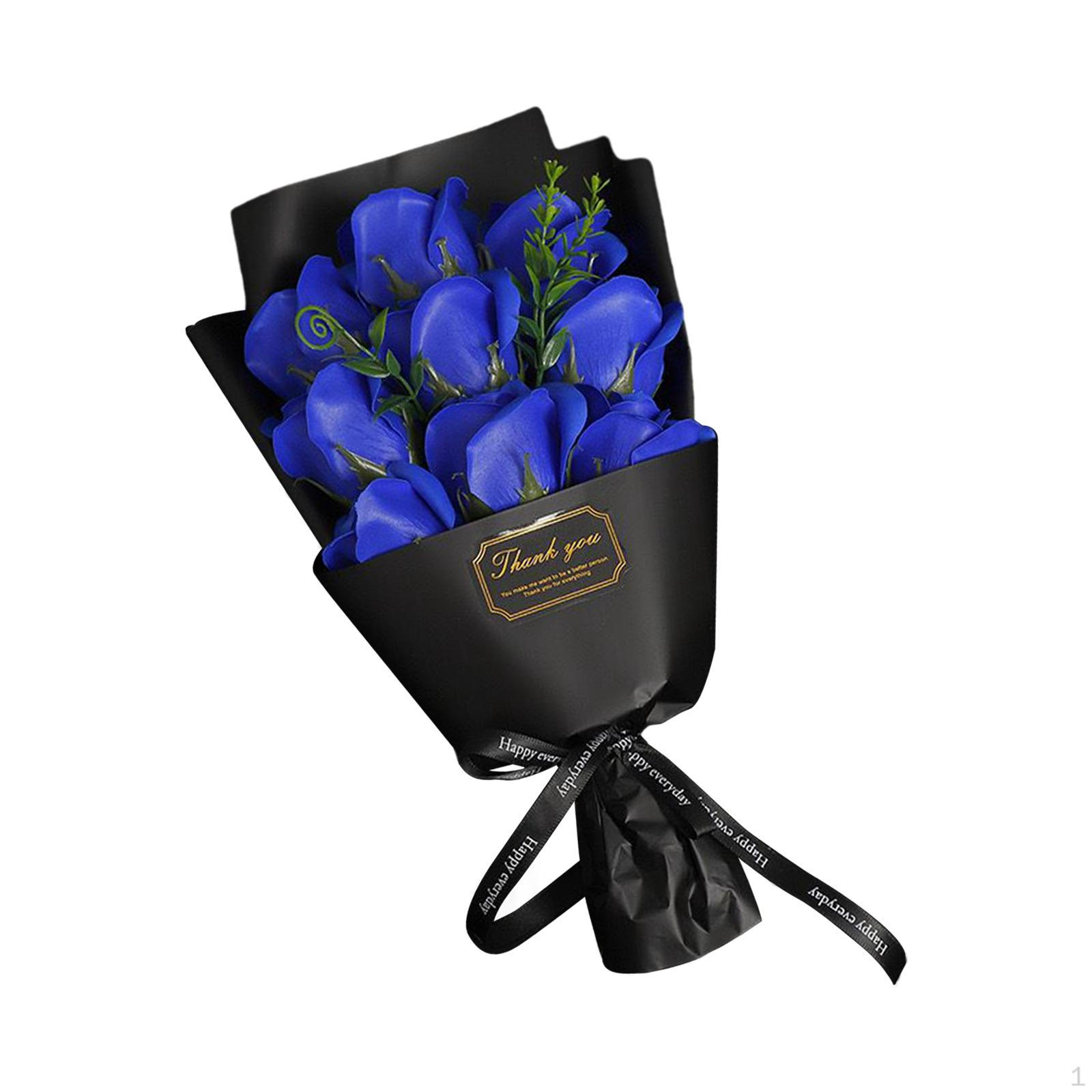 

Подарочный набор - элегантная цветочная композиция для особых торжеств синий