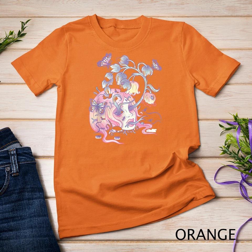 Pastel Goth Aesthetic Girl Flower SKull Japanese Kawaii T-Shirt Unisex T-shirt 5 2XL