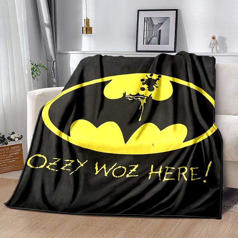 1pc Blanket Ozzy Madman Print Design, Lightweight Blanket for Sofa, Bed- Soft &Warm, Gift for All Seasons Like Christmas, Halloween