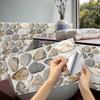 Simulated Cobblestone Retro Matte Wall Sticker Wall Decoration Refurbished Wallpaper Self-Adhesive Kitchen Oil-Proof Sticker