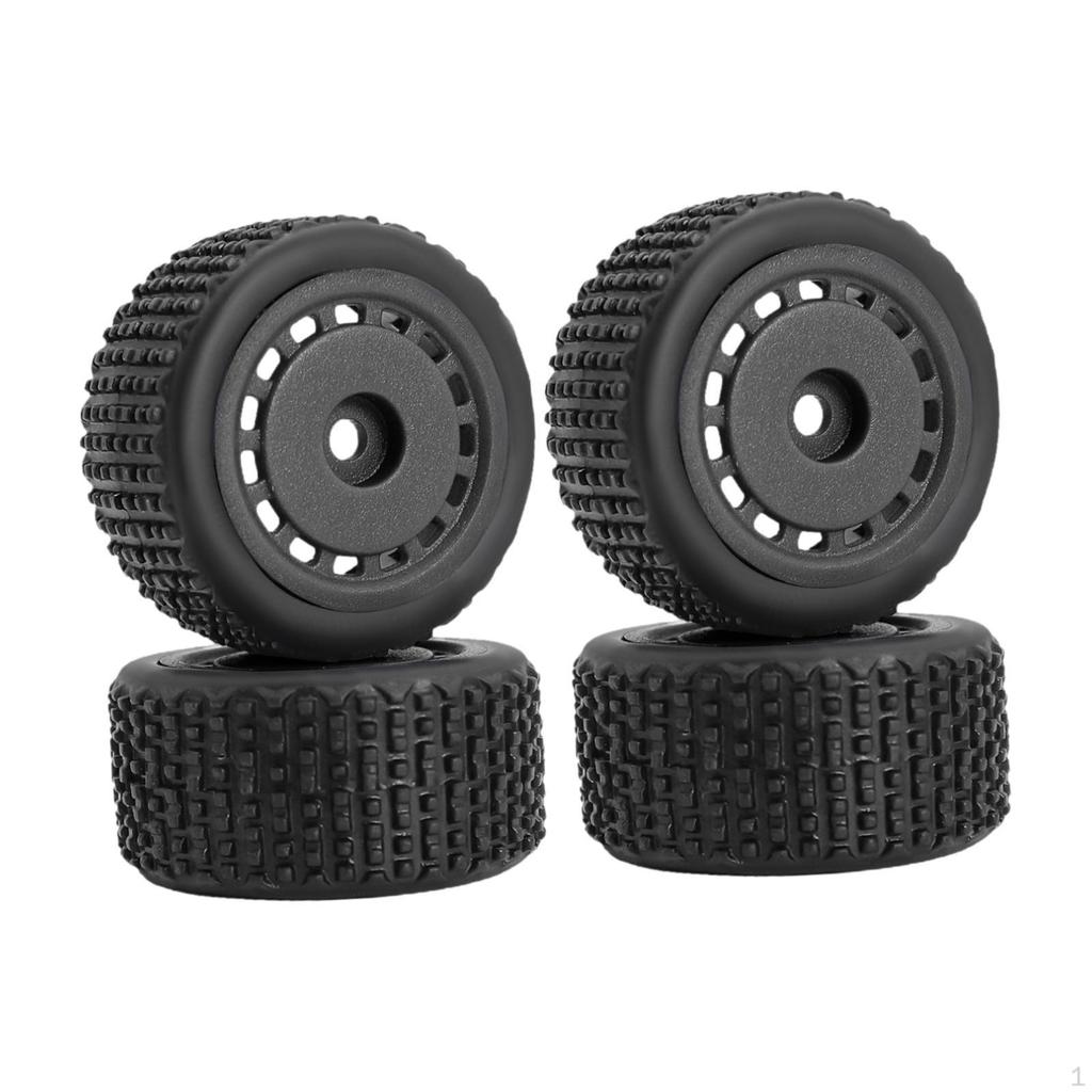 4 Pieces RC Wheel Rims Replaces Professional Lightweight Upgrade Part 1/28 Car