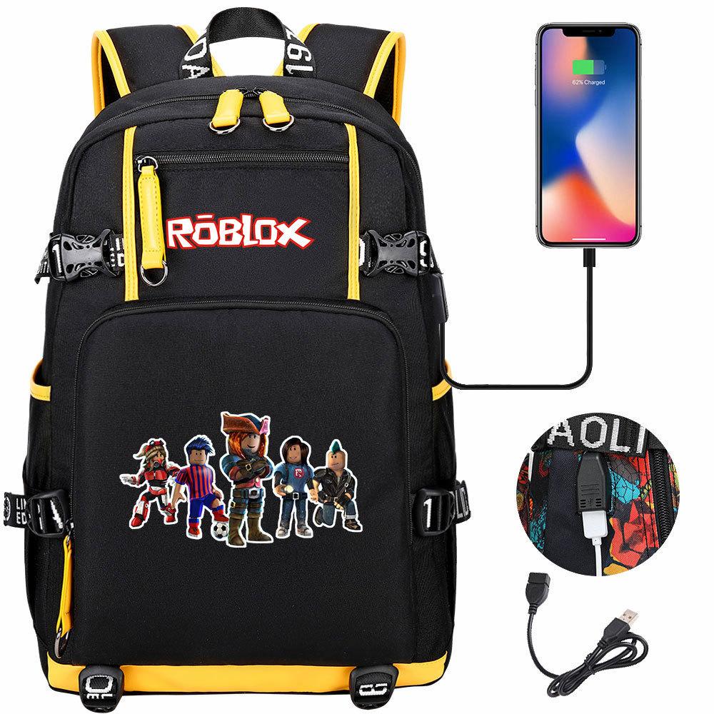 Game World USB Large Capacity Teen Student School Bag Men's and Women's Leisure Travel Backpack