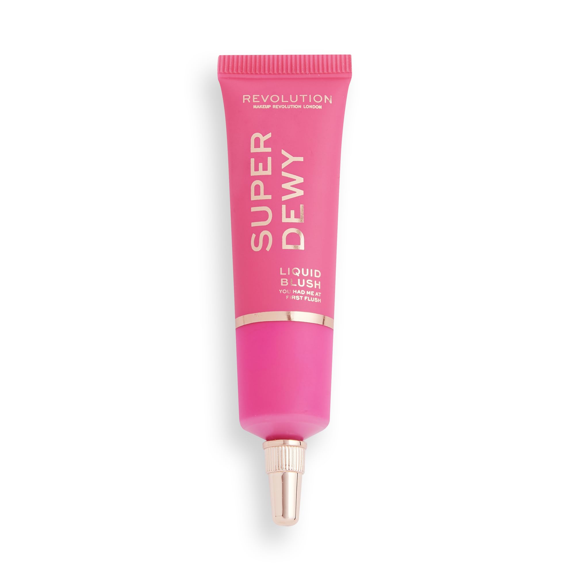 

Makeup Revolution Superdewy Liquid Blusher - You Had Me At First Blush | Long-Lasting Natural Glow | Lightweight Buildable Tint for Cheeks | Hydr