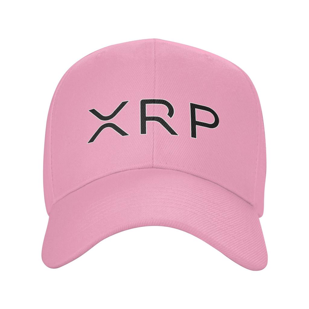 XRP Ripple Crypto Currency Sun Baseball Cap Summer Female Male  Custom Logo Trucker Hat Hot Sale Classic Sports Baseball Caps