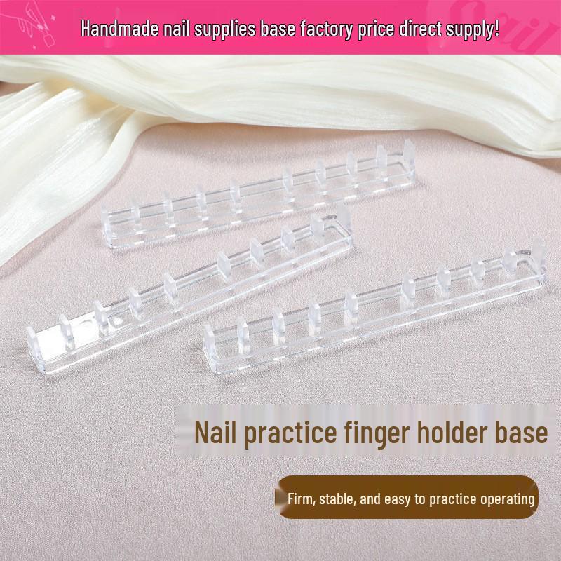 

Handmade Acrylic Press-on Nail Display Stand & Practice Tool