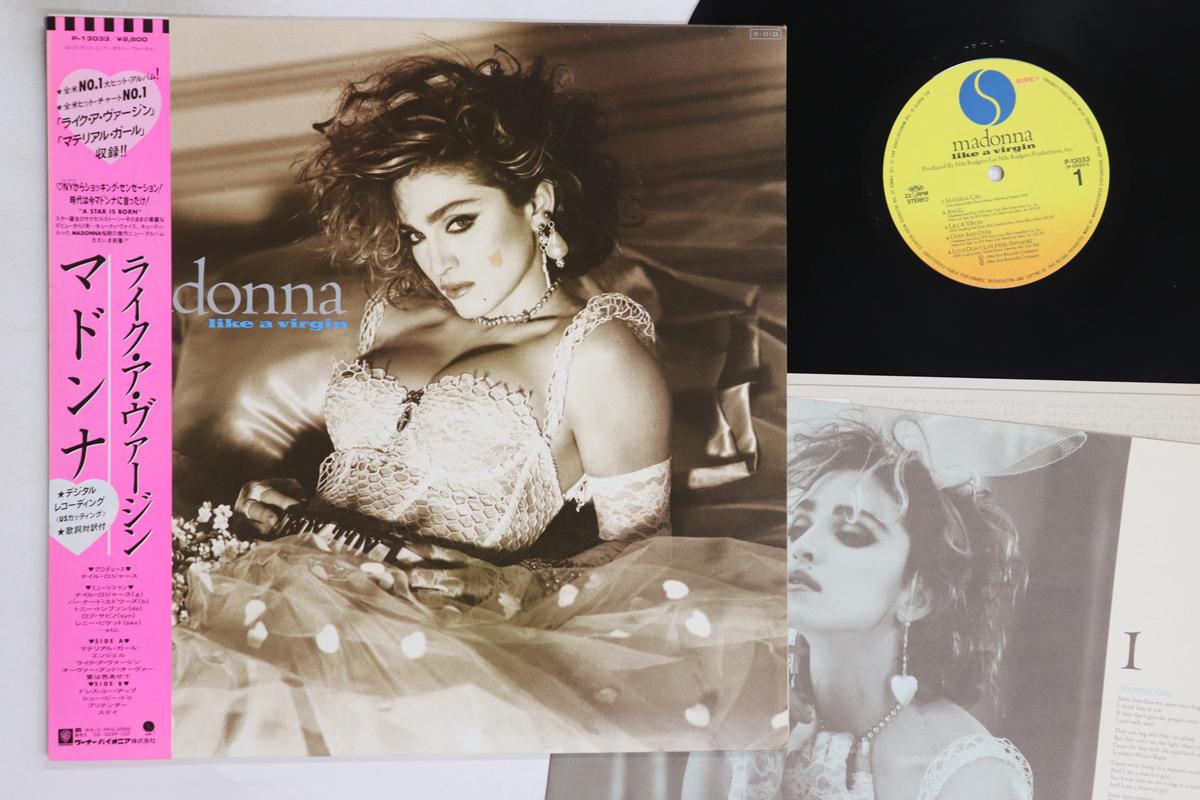 

LP Record MADONNA - Like A Virgin P13033 SIRE 1984 Japan Obi Pop Used