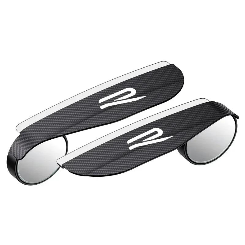 

VW GTI GOLF 2026 Hot For VW VOLKSWAGEN 2PCS Car rearview mirror rain eyebrow small round mirror For Volkswagen Tiguan Bora POLO