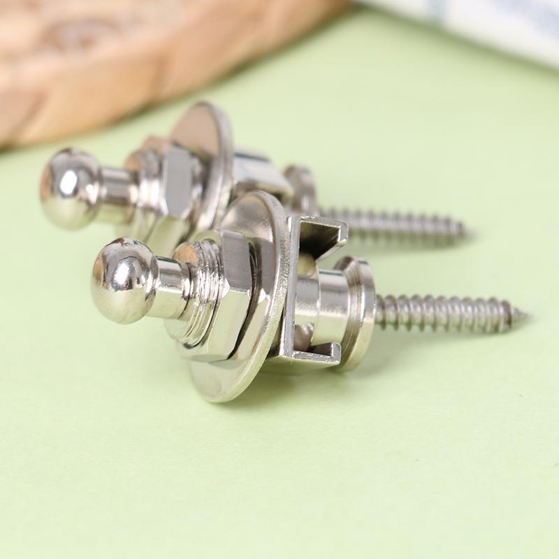 2 Pcs Guitar Strap Lock Botton Schaller Straplocks Electric Acoustic Bass