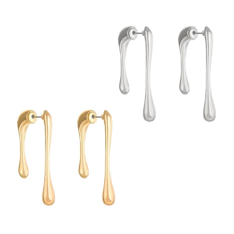 Temperament Dangle Earrings Irregular Line Drop Pendant Earrings Statement Jewelry Fashion Simple Small Hoop Earrings