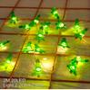 2M 20LED Santa Claus Snowman Elk Garland Lights String Christmas Decorations for Home 2025 Xmas Tree Ornaments Navidad New Year