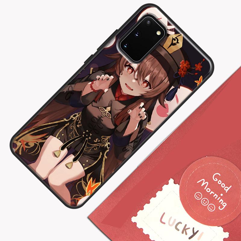 Hu Tao Genshin Impact Phone Case For Samsung Galaxy S26 S25 Ultra S20 S21 S22 S23 S24 S10 Plus S25 FE Cover Shell