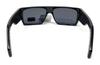 LOCS Hardcore Shades LOCS 91010 Black Sunglasses Gangster Square Flat Top Cholo OG Lowrider Shades for 2XL Adults, Black,