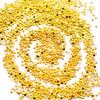 Hisenlee  1.5MM Gold Silver Half Round Flatback Metal Loose Rhinestones 10000Pcs/Bag Made Alloy Garment Decoration