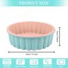 Silikon Charlotte Kuchenform, 8 Zoll Runde Kuchenform, Antihaft-Kuchenformen für Käsekuchen, Schokoladenkuchen, Regenbogenkuchen, Erdbeerkuchen
